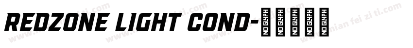 Redzone Light Cond字体转换